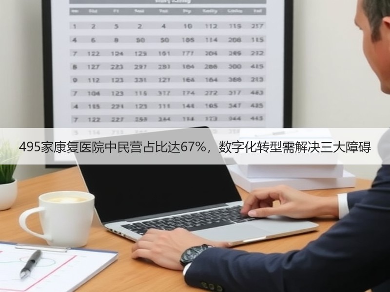 495家康复医院中民营占比达67%，数字化转型需解决三大障碍