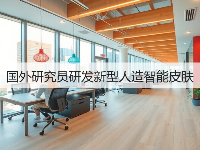 国外研究员研发新型人造智能皮肤(图1) 国外研究员研发新型人造智能皮肤(图1)