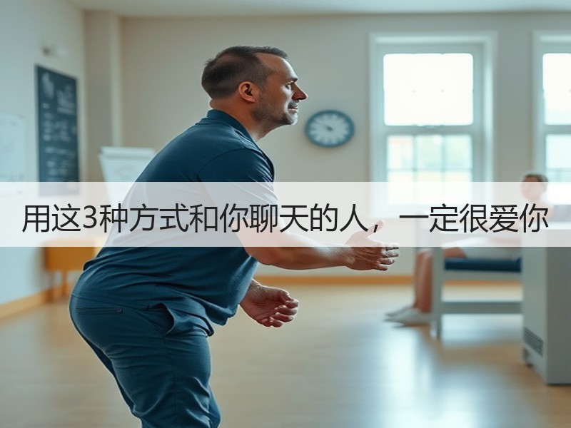 用这3种方式和你聊天的人，一定很爱你