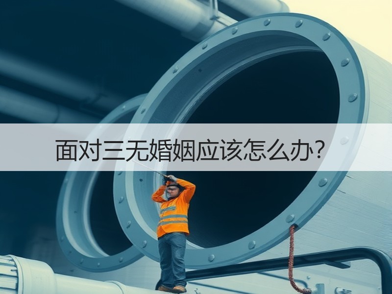 面对三无婚姻应该怎么办？