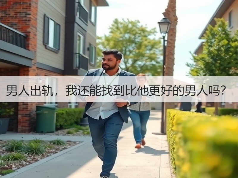 男人出轨，我还能找到比他更好的男人吗？