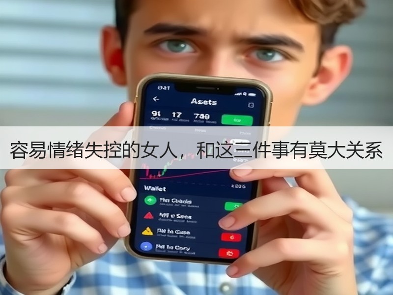 容易情绪失控的女人，和这三件事有莫大关系