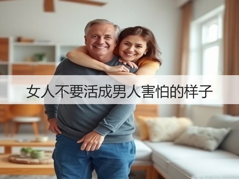女人不要活成男人害怕的样子