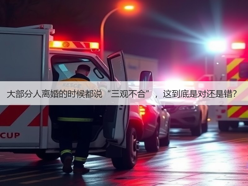 大部分人离婚的时候都说“三观不合”，这到底是对还是错？