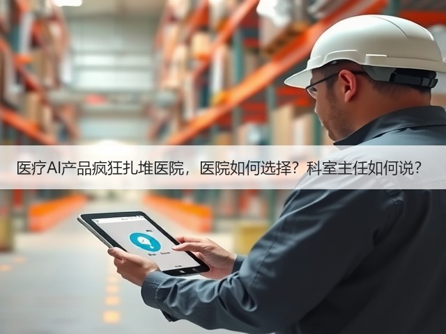 医疗AI产品疯狂扎堆医院,医院如何选择?科室主任如何说?(图1) 医疗AI产品疯狂扎堆医院,医院如何选择?科室主任如何说?(图1)