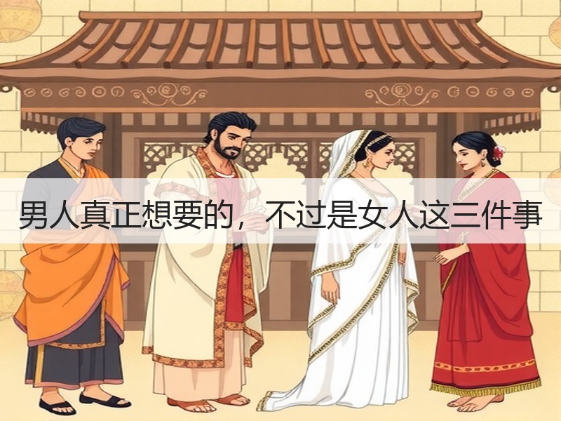 男人真正想要的，不过是女人这三件事