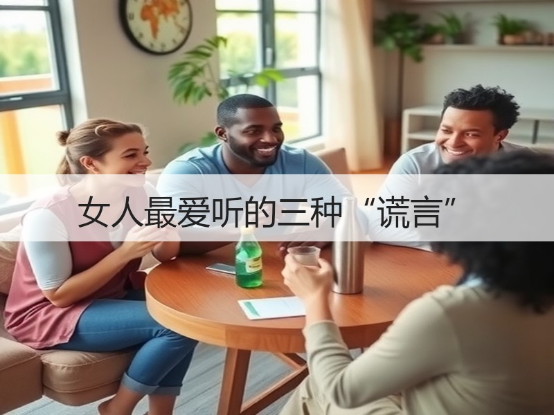 女人最爱听的三种“谎言”