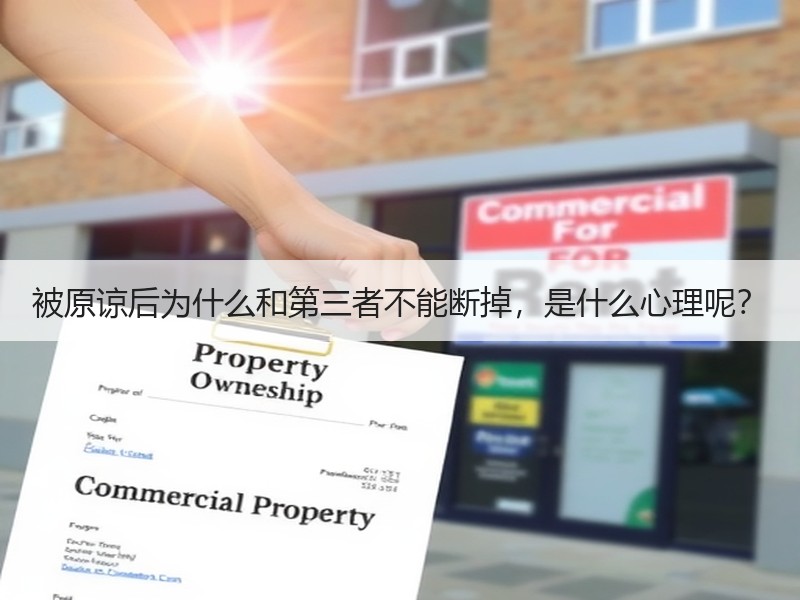 被原谅后为什么和第三者不能断掉，是什么心理呢？