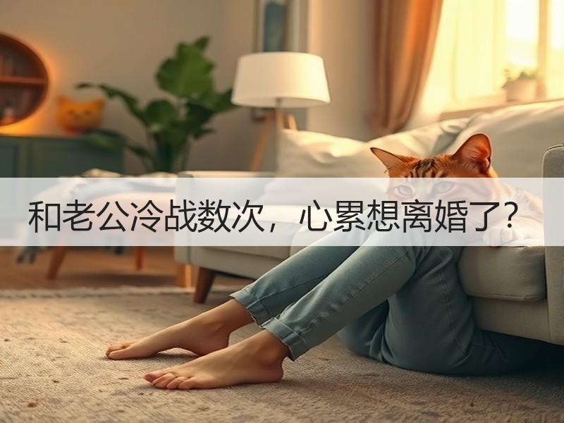 和老公冷战数次，心累想离婚了？