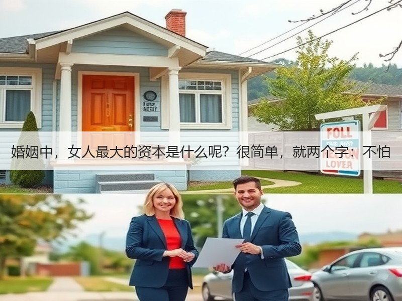 婚姻中，女人最大的资本是什么呢？很简单，就两个字：不怕