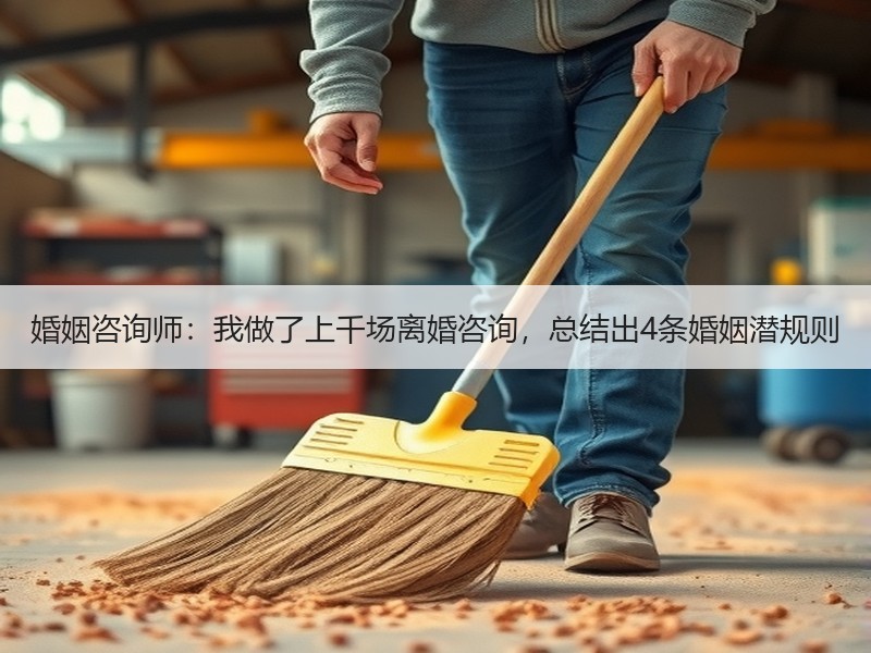 婚姻咨询师：我做了上千场离婚咨询，总结出4条婚姻潜规则