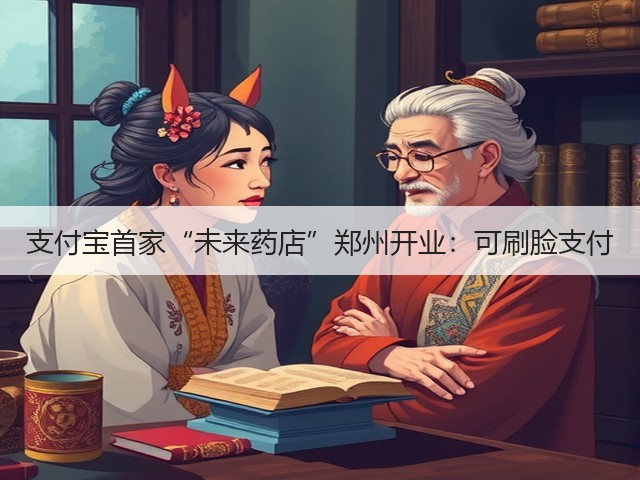 支付宝首家“未来药店”郑州开业：可刷脸支付(图1)