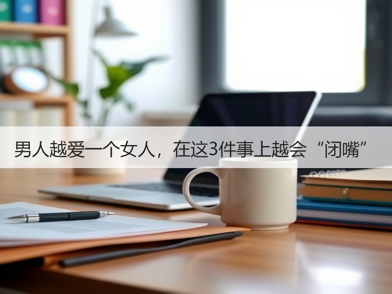 男人越爱一个女人，在这3件事上越会“闭嘴”