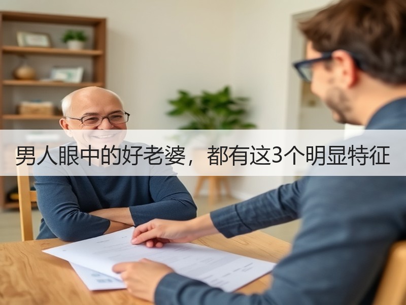 男人眼中的好老婆，都有这3个明显特征